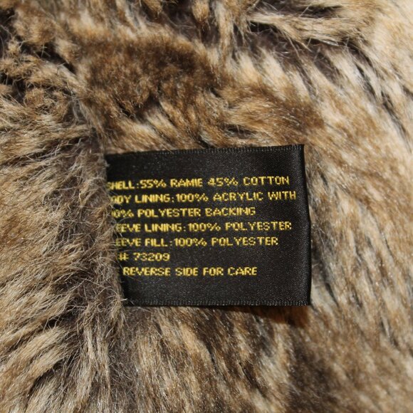 JEAN JACKET Fabio Faux Fur Lined Blue Denim Jacket Penny Lane - Picture 12 of 14